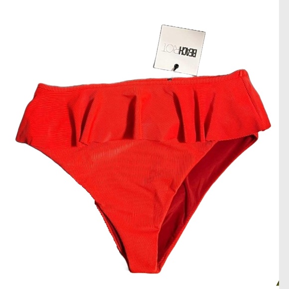 Beach Riot daisy bottoms red size L - Picture 5 of 7